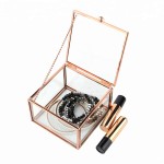 Rose Golden Makeup Accessory Box