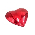 Passionate Red Heart-shaped Pocket Makeup Mirror