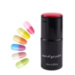 Color changing temperature color changing top coat gel
